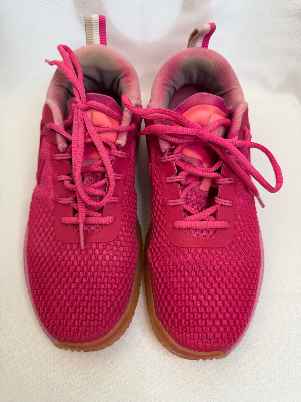 G/FORE Pink Athletic Sneakers with Gum Sole